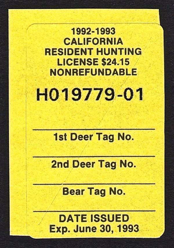California Hunting License Validating Stamps Waterfowl Stamps and More